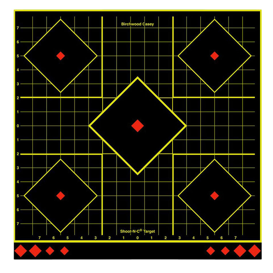 Birchwood Casey Shoot-N-C 17.75 Inch Sight-In Reactive Target 100 Pack