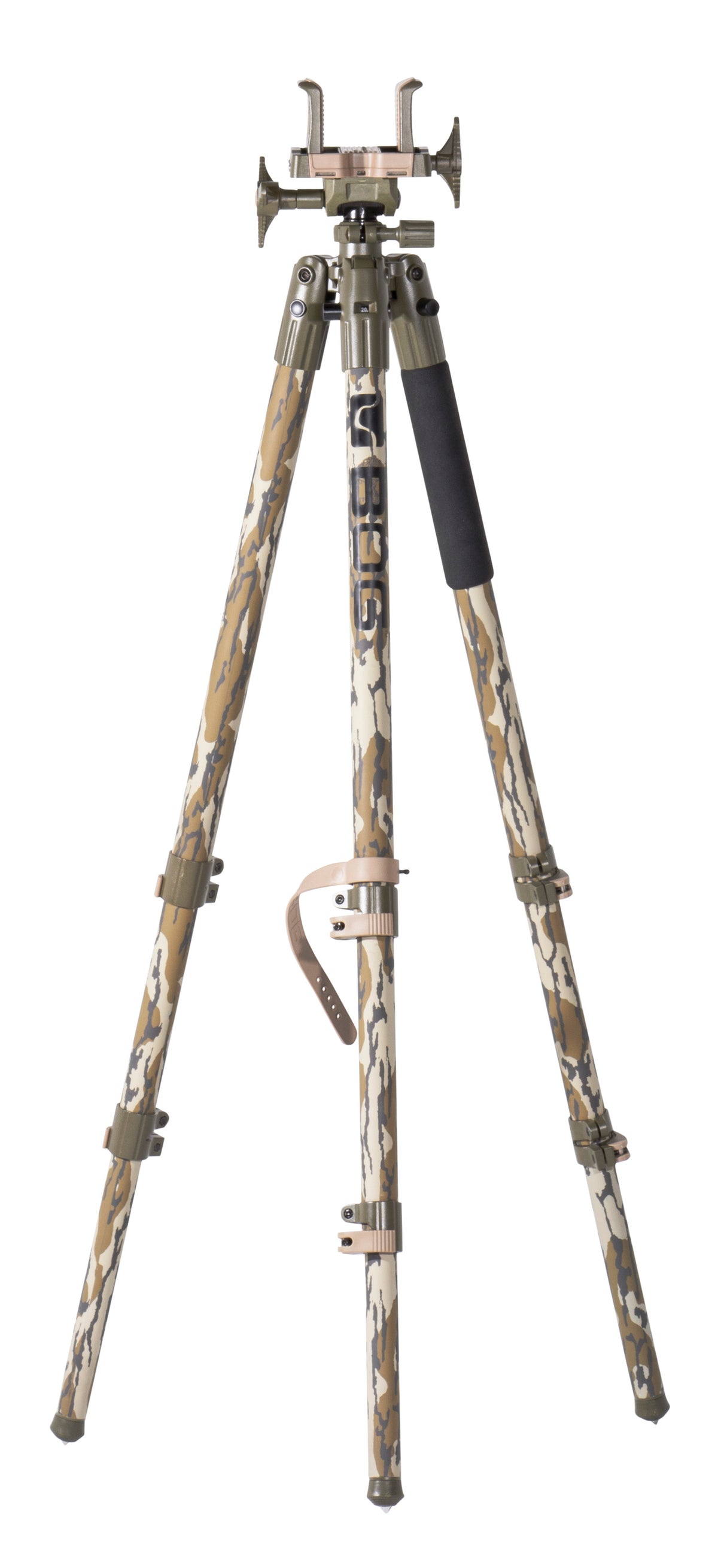 Bog-Pod DeathGrip Tripod Mossy Oak Bottomland Camo Aluminum 7"-59"