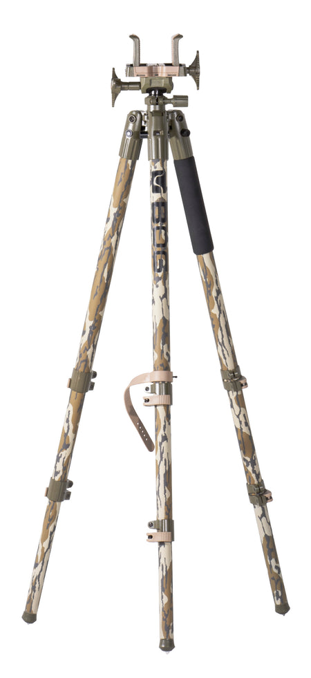 Bog-Pod DeathGrip Tripod Mossy Oak Bottomland Camo Aluminum 7"-59"