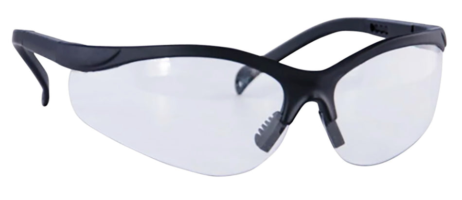 Caldwell Pro Range Shooting Glasses - Clear Lens, Black Frame