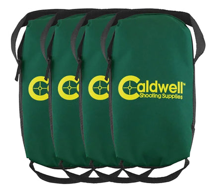 Caldwell Lead Sled Weighted Bag Dark Green Unfilled 7-25 lbs 4-Pack