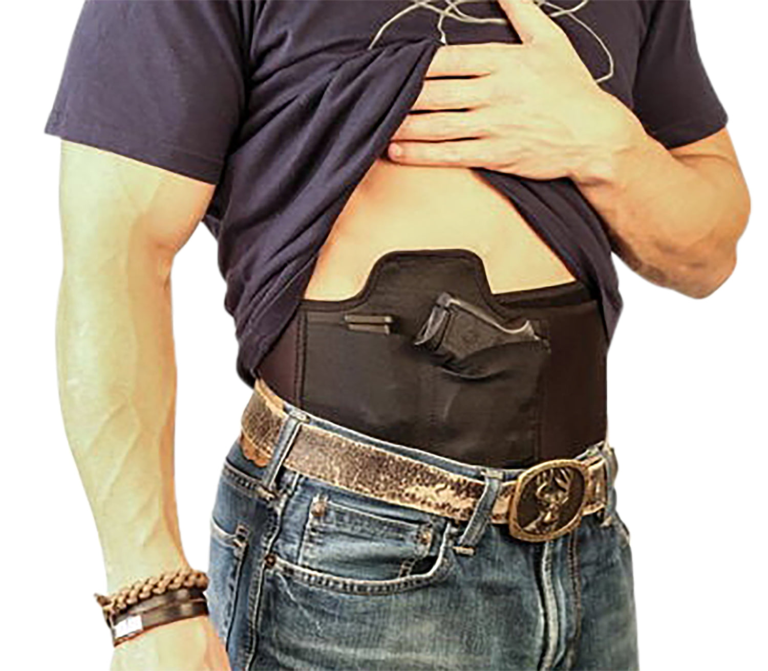 Caldwell Tac Ops Belly Band Holster XL Moisture Wicking Brown