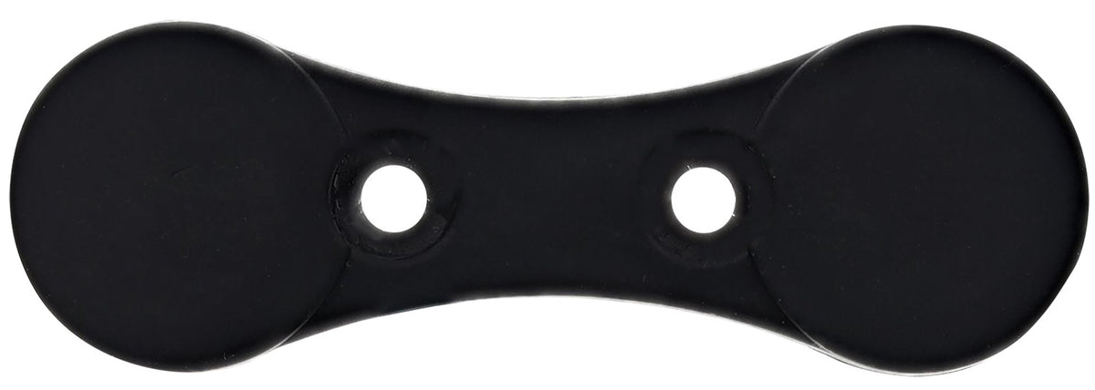 Lockdown 222501 Rubber-Coated Gun Concealment Magnet Black Metal Holds 1 Handgun