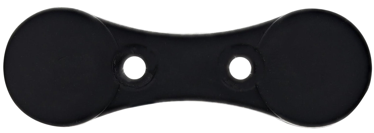 Lockdown 222501 Rubber-Coated Gun Concealment Magnet Black Metal Holds 1 Handgun