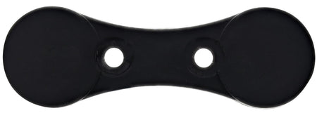 Lockdown 222501 Rubber-Coated Gun Concealment Magnet Black Metal Holds 1 Handgun