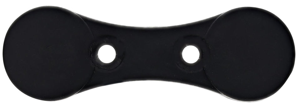 Lockdown 222501 Rubber-Coated Gun Concealment Magnet Black Metal Holds 1 Handgun