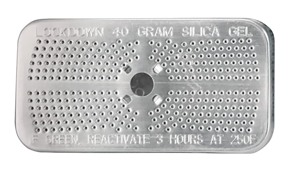 Lockdown 222555 Silica Gel Moisture Absorber 40 Grams Silver for Gun Vaults