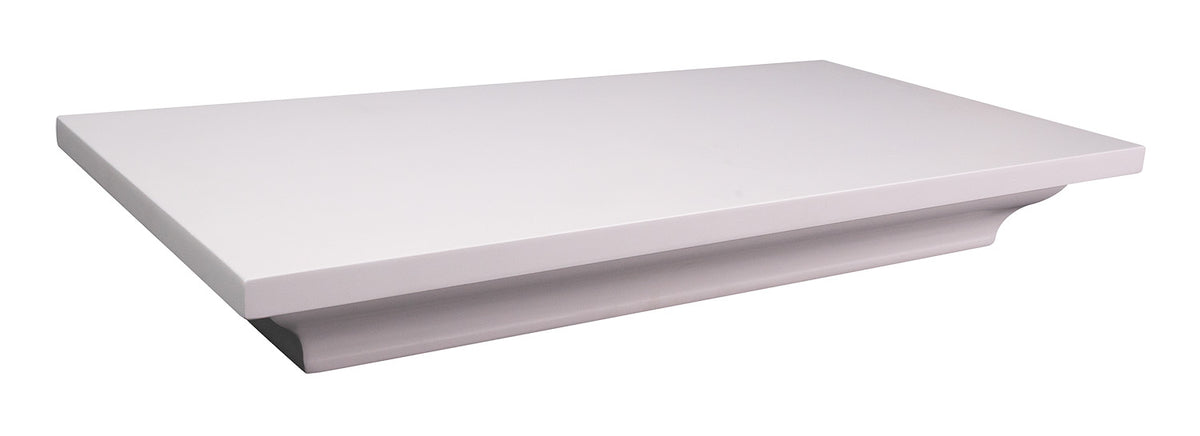 Lockdown 1117247 In-Plain-Sight Concealment Shelf White Wood Holds 2 Handguns