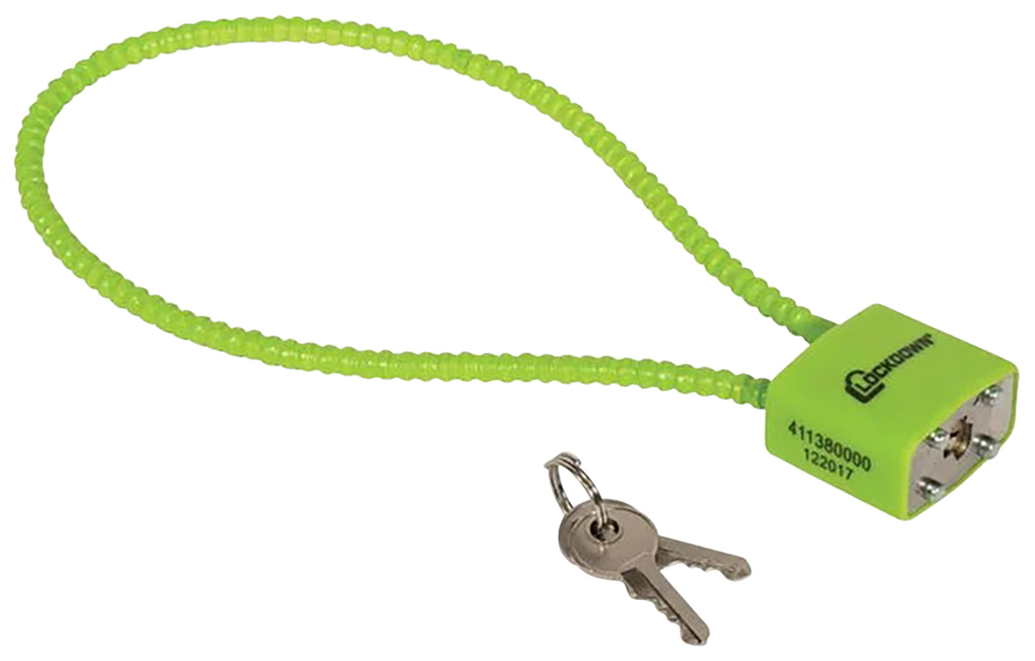Lockdown 399390000 Universal Cable Gun Lock Keyed 11" Firearm Security