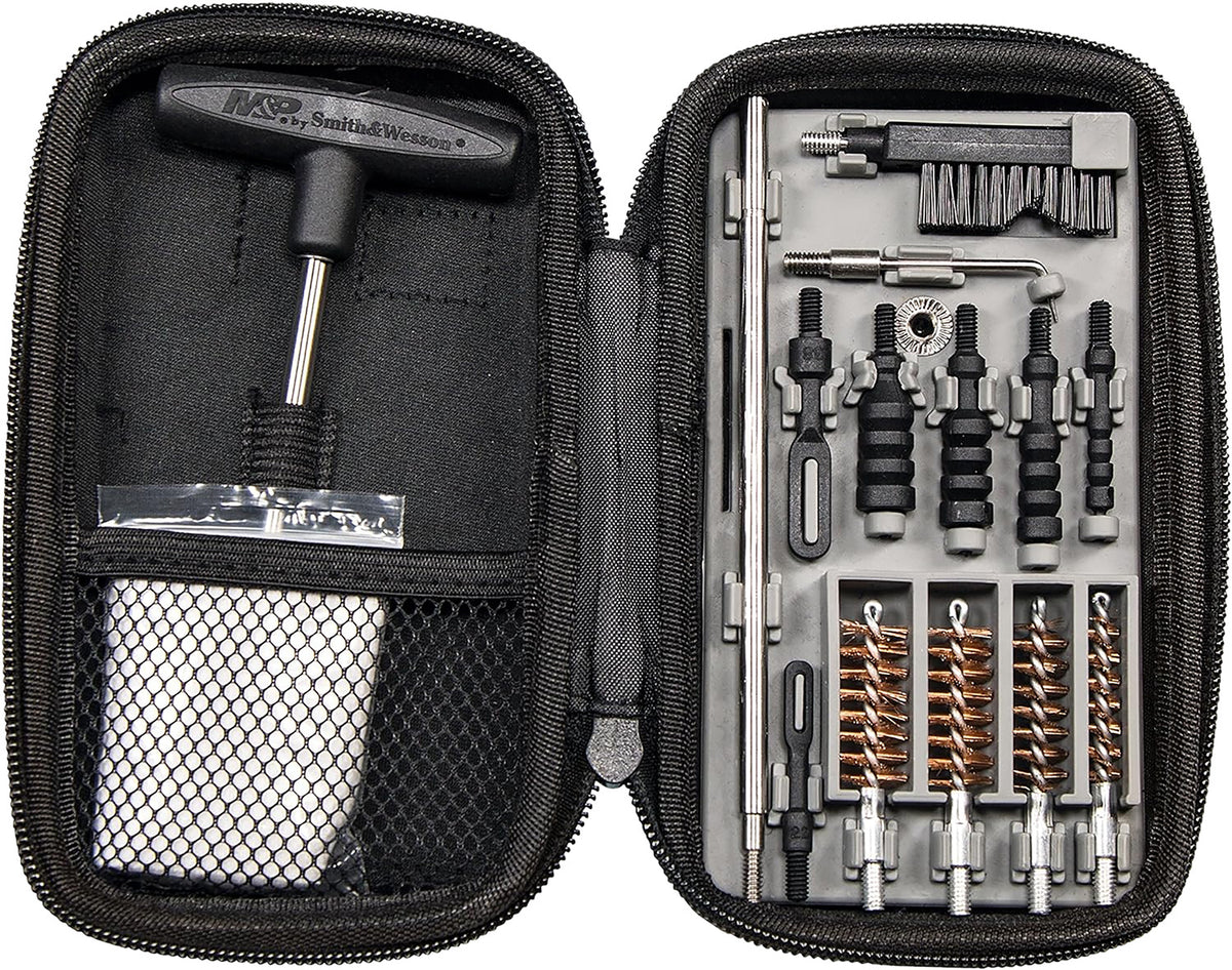 M&P Accessories 110176 Compact Pistol Cleaning Kit .22 to .45 Cal Multi-Caliber