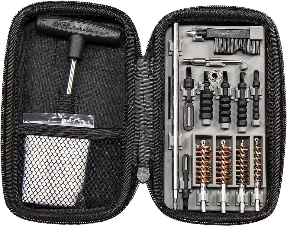 M&P Accessories 110176 Compact Pistol Cleaning Kit .22 to .45 Cal Multi-Caliber