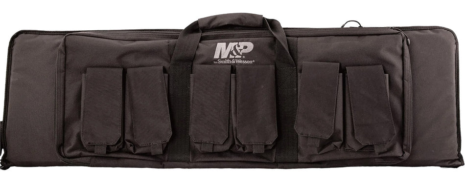 M&P Accessories 110025 Pro Tac Gun Case 42" Black Nylon 6 Magazine Pouches