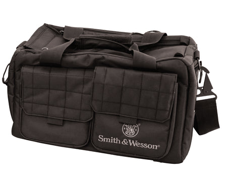 M&P Accessories 110013 Recruit Tactical Range Bag Black Nylon with Interior Pockets & Magazine Pouches