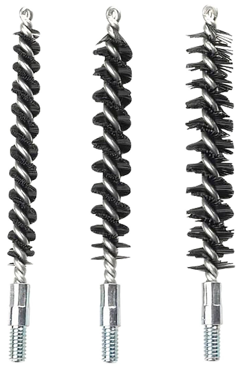 Tipton .22 Cal Rifle Bore Brush Set Nylon Bristles Stainless Steel