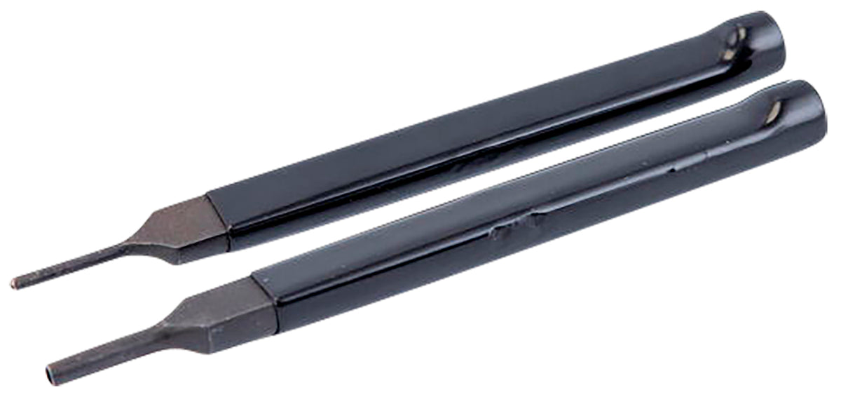 Wheeler AR15 Bolt Catch Install Punch Kit, Black Steel, 2-Piece Starter and Finishing Punches
