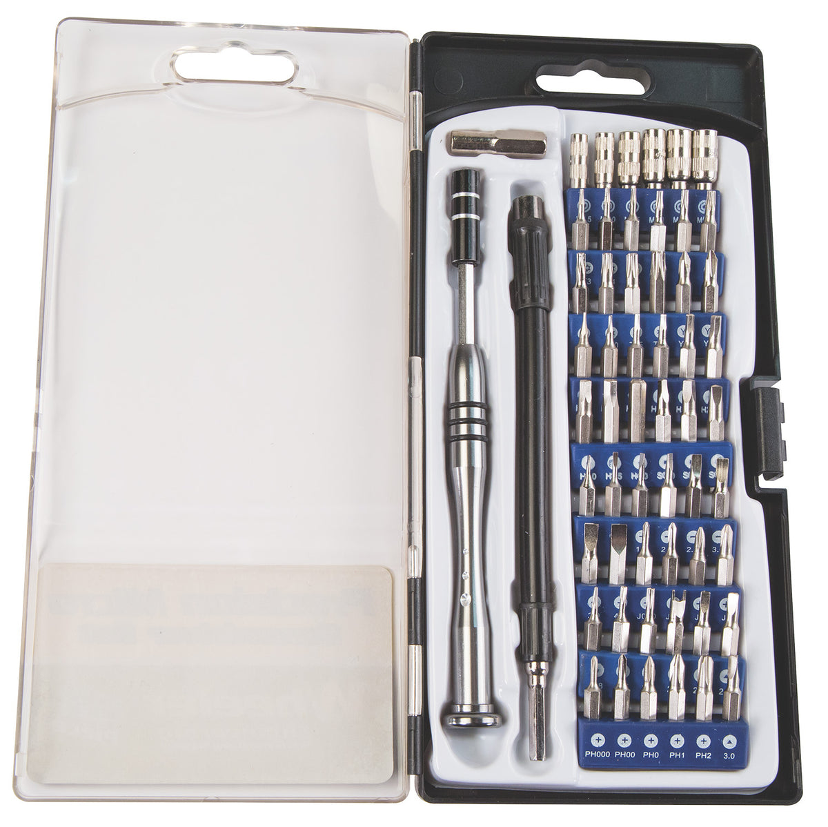 Wheeler 58-Piece Precision Micro Screwdriver Set, Chrome Plated Steel, Extendable Handle