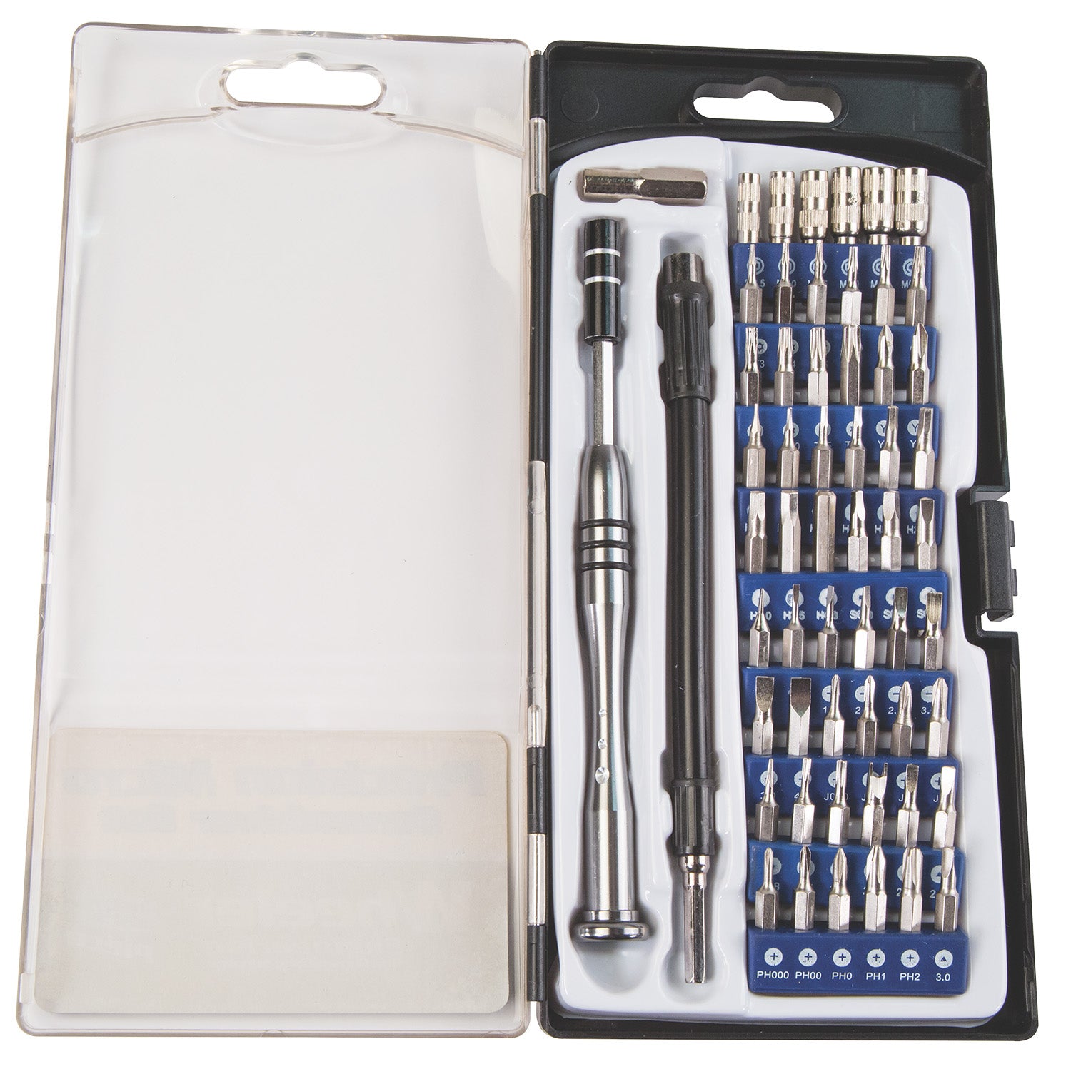 Wheeler 58-Piece Precision Micro Screwdriver Set, Chrome Plated Steel, Extendable Handle