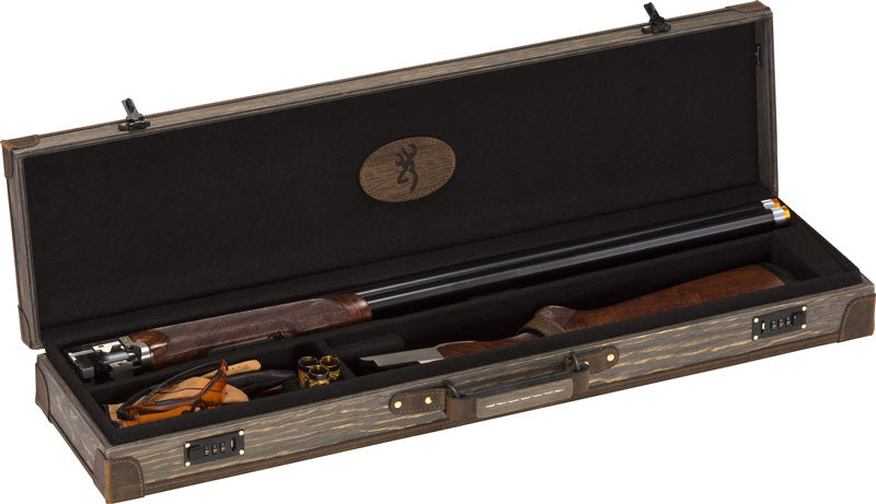 Browning Luggage Case O/U and BT up to 32" Dark Madera Wood Grain