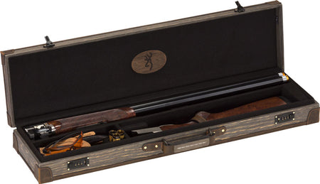 Browning Luggage Case O/U and BT up to 32" Dark Madera Wood Grain