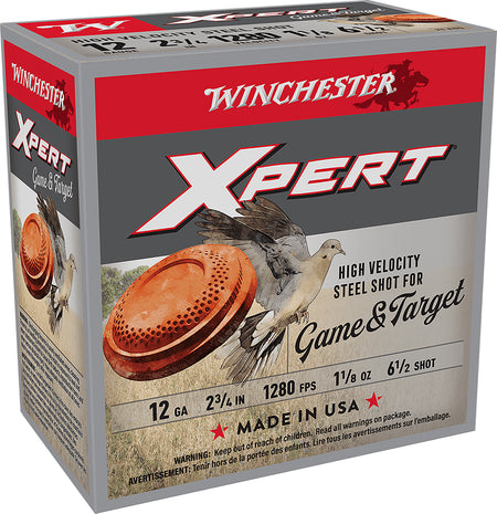 Winchester Xpert Game & Target HIgh Velocity #6.5 12 Gauge 1-1/8 oz 2.75 in
