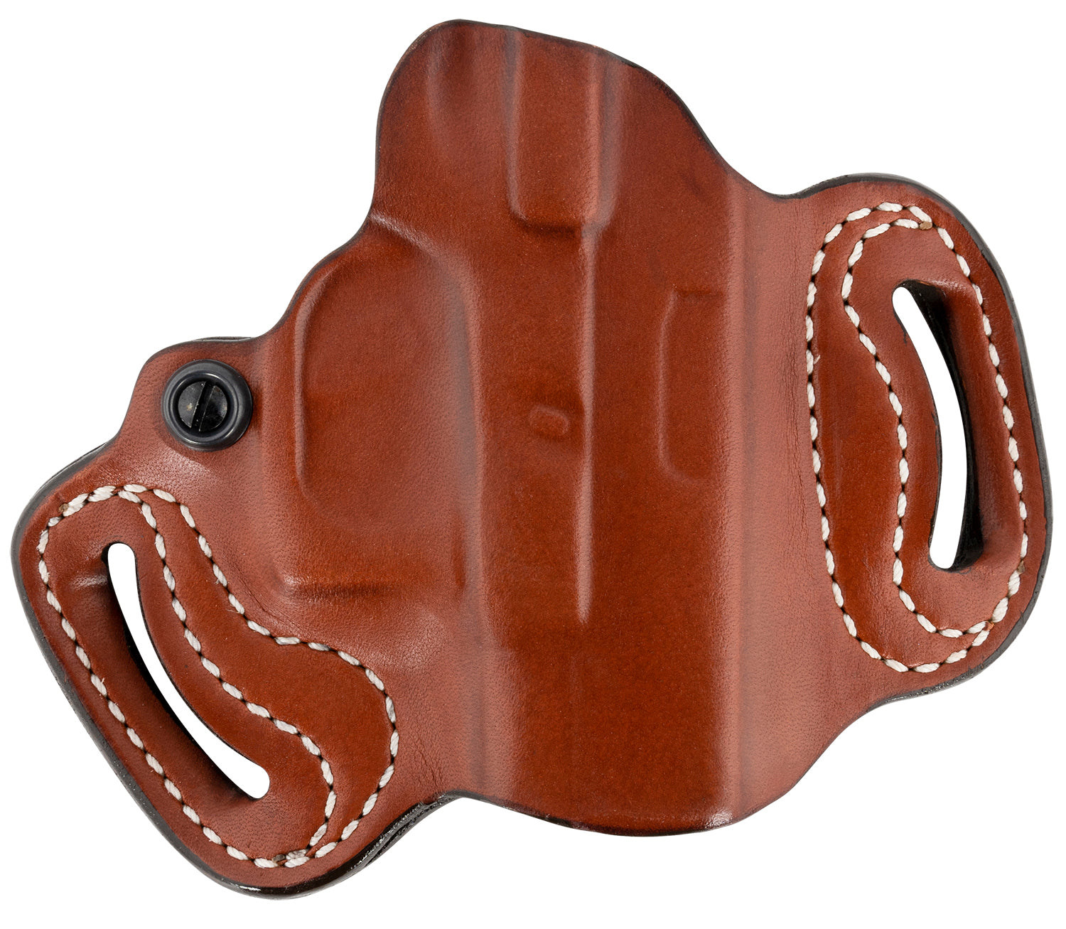 DeSantis Gunhide 086TAE1Z0 Mini Slide OWB Tan Leather Belt Slide Holster Fits Glock 17/19/22/23 Right Hand