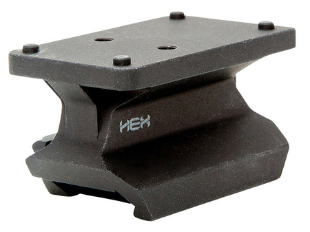 Springfield Armory GE5077MIN13RM Hex Dragonfly Red Dot Riser Mount Matte Black Aluminum Picatinny Rail