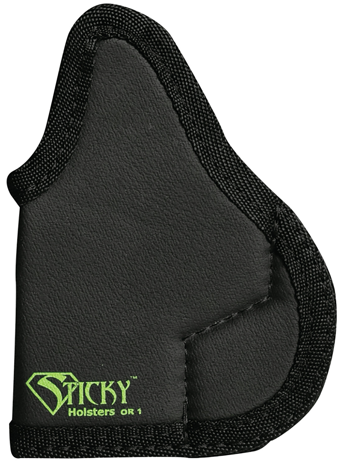 Sticky Holsters OR1 Optics Ready IWB Holster Black/Green Rubber Fits Sig P938/Kimber Micro 9 Ambidextrous