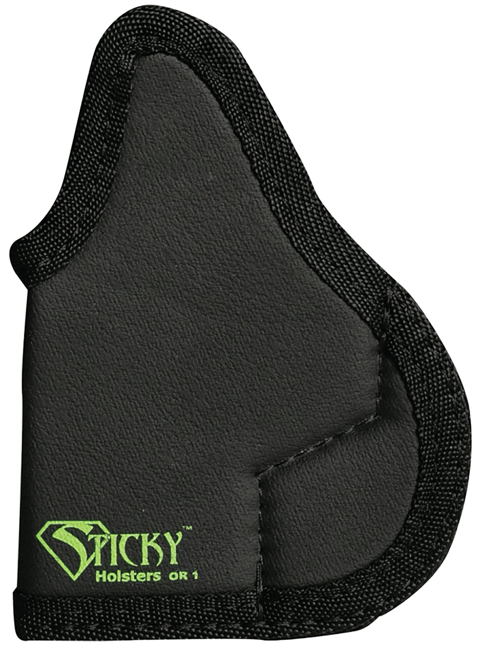 Sticky Holsters OR1 Optics Ready IWB Holster Black/Green Rubber Fits Sig P938/Kimber Micro 9 Ambidextrous