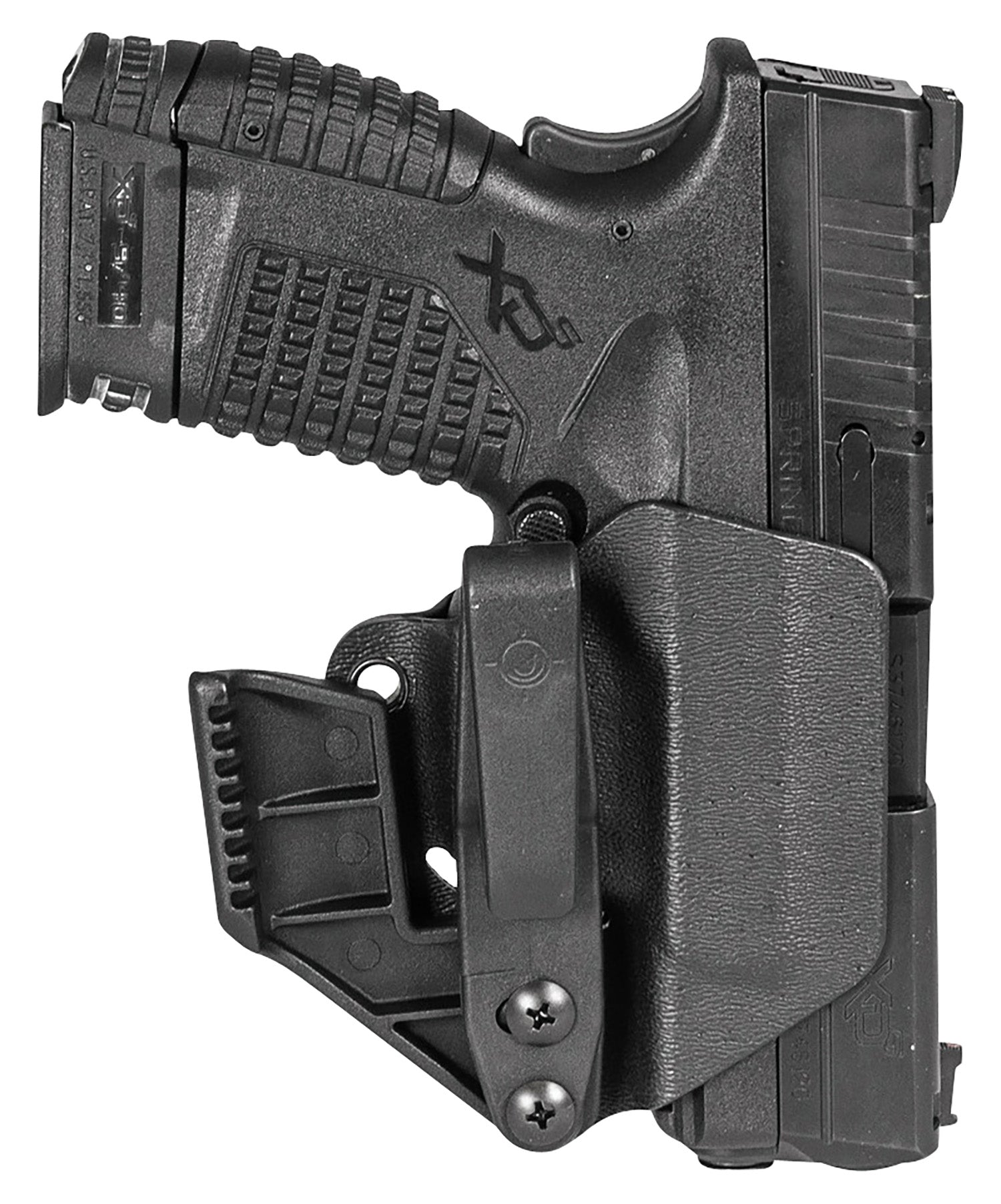 Mission First Tactical H2SFXDSAIWBM Minimalist IWB Black Polymer Holster Fits Springfield XD-S 9/40 3.30" Barrel Ambidextrous