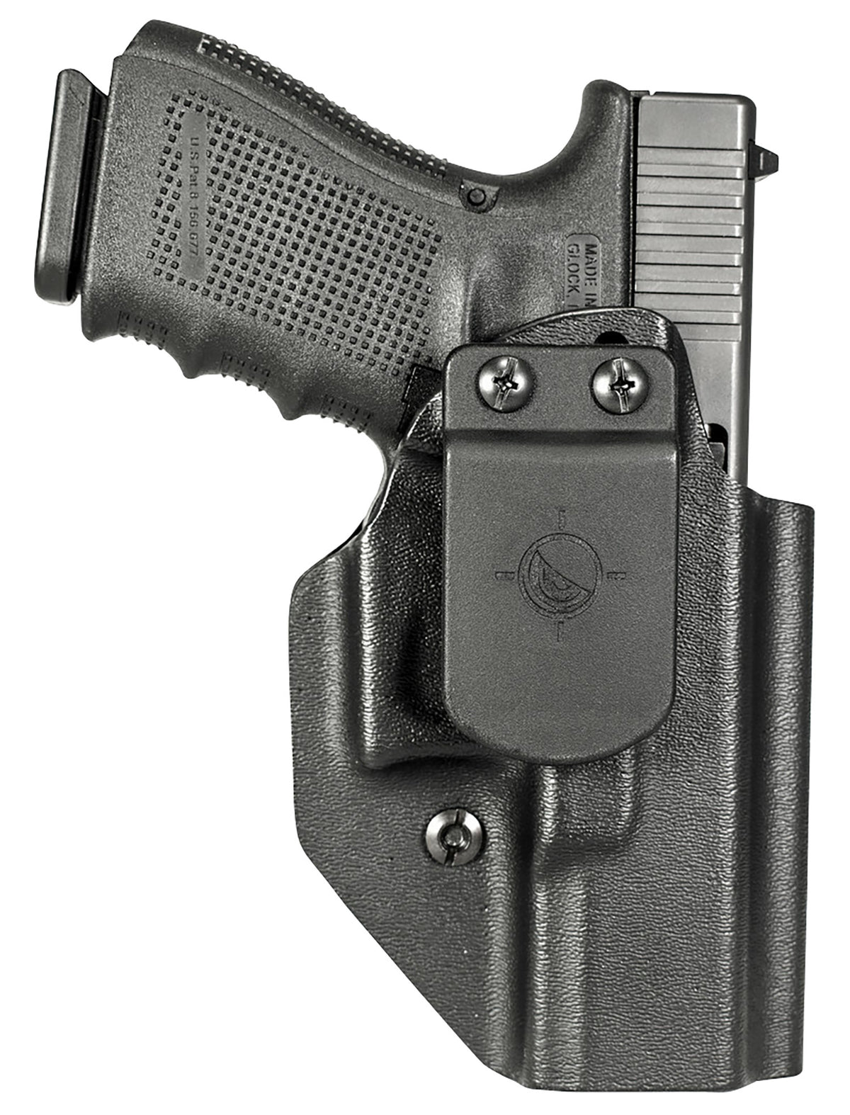 Mission First Tactical Appendix IWB OWB Holster Black Polymer Fits Glock 19 23 44 Ambidextrous