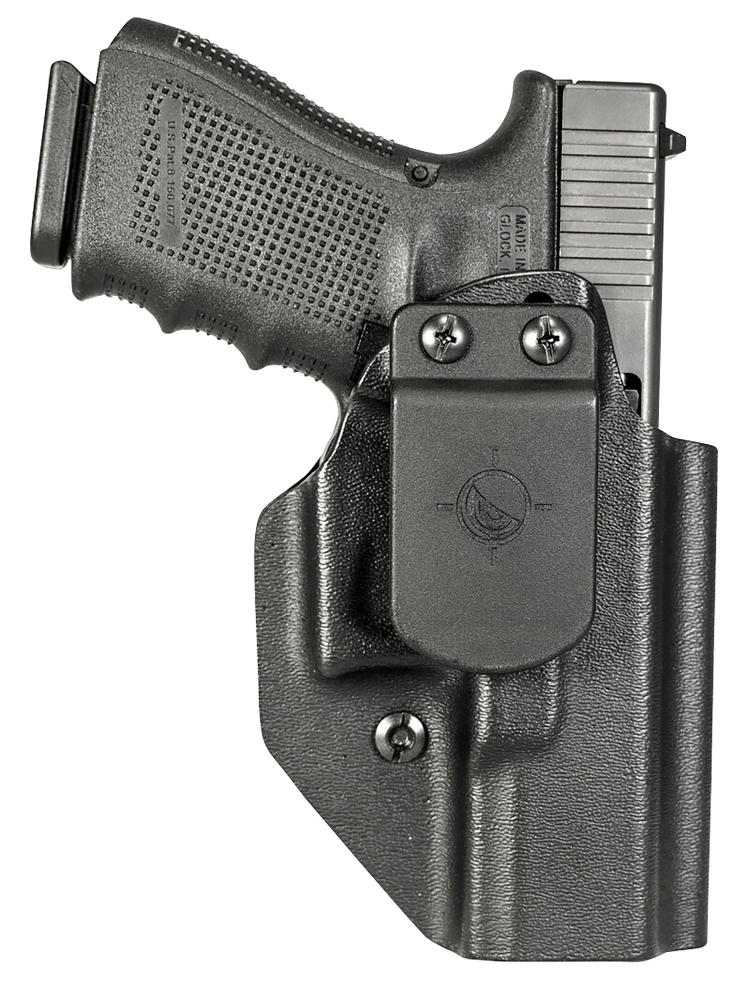 Mission First Tactical Appendix IWB OWB Holster Black Polymer Fits Glock 19 23 44 Ambidextrous