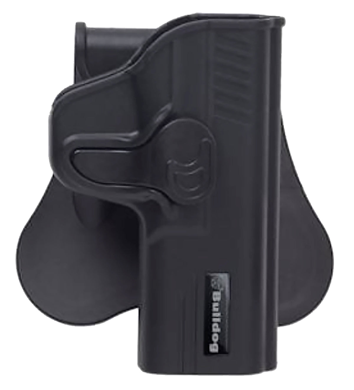 Bulldog RRSWMPSEZ Rapid Release OWB Black Polymer Paddle Holster for S&W M&P Shield EZ Right Hand