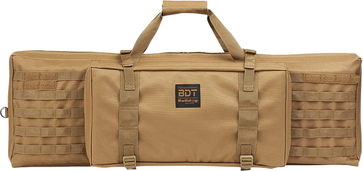 Bulldog BDT3038T BDT Tactical Single 38" Tan Nylon Rifle Bag with Magazine Compartment