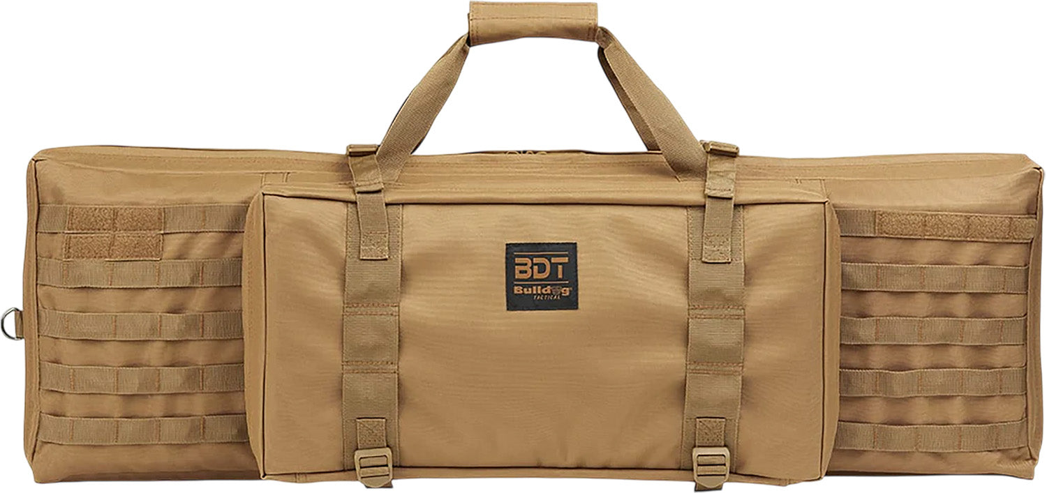Bulldog BDT3038T BDT Tactical Single 38" Tan Nylon Rifle Bag with Magazine Compartment