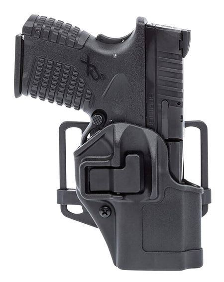Blackhawk Serpa CQC OWB Size 76 Black Polymer Holster with Belt Loop/Paddle for Glock 48 Right Hand