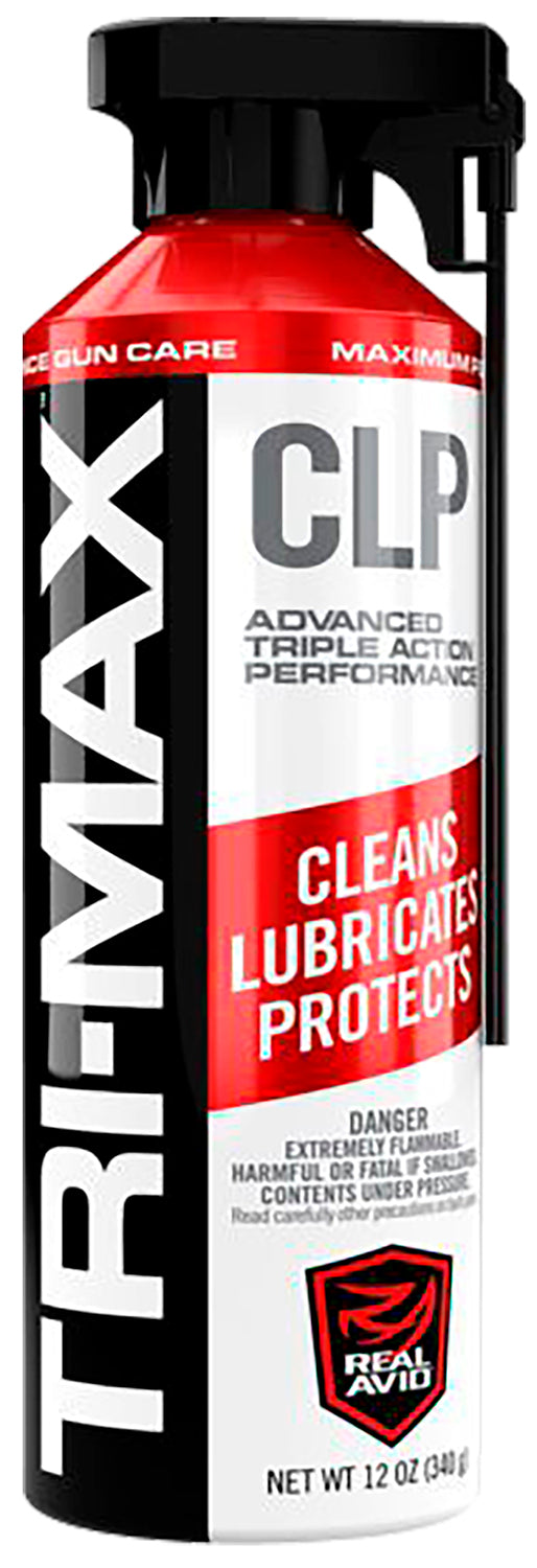 Real Avid Tri-Max CLP 12 oz Aerosol - All-in-One Gun Cleaner, Lubricant and Protectant