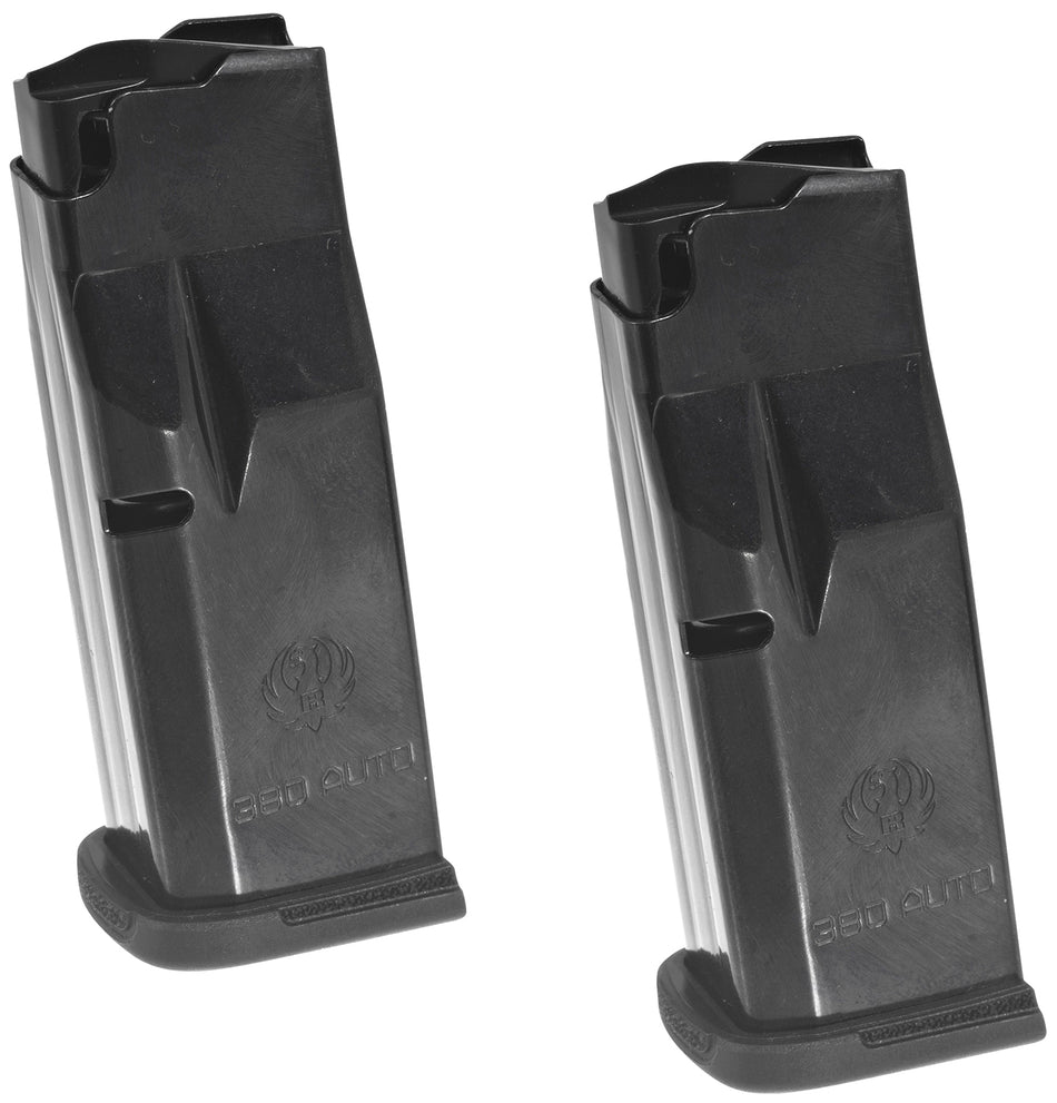 Ruger 90735 LCP Max 10rd .380 ACP Blued Steel Magazine Value Pack (2-Pack)
