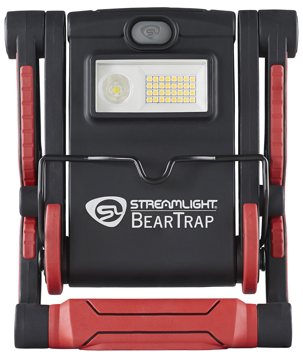 Streamlight 61520 BearTrap Rechargeable Work Light Red 2000 Lumens White LED Spot/Flood