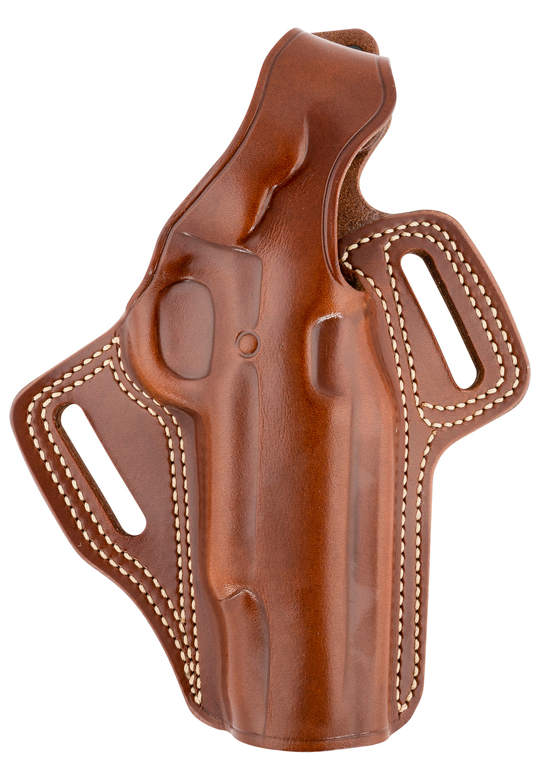 Galco FL212R Fletch OWB Tan Leather Belt Slide Holster for 1911 Right Hand