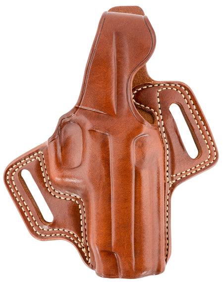 Galco FL248R Fletch OWB Tan Leather Belt Slide Holster Fits Sig P220 / P226 / Browning BDA Right Hand