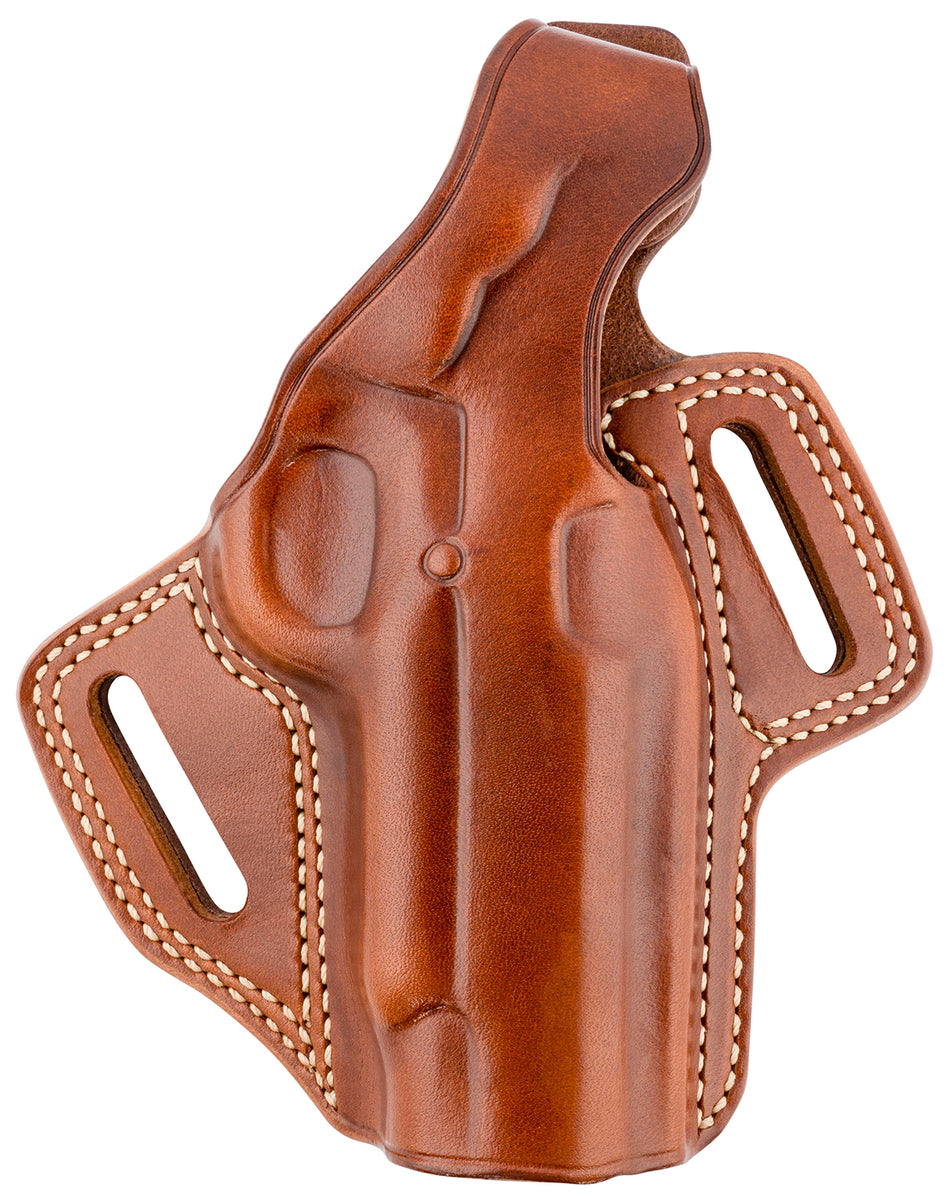 Galco FL266R Fletch OWB Tan Leather Belt Slide Holster Fits 4"-4.25" 1911 Right Hand