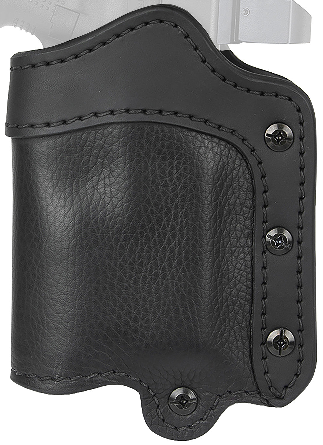 1791 Gunleather Ultra Custom Light Bearing OWB Holster Size 2.1 Night Sky Black Leather - Glock 17/M&P Shield/XD RH