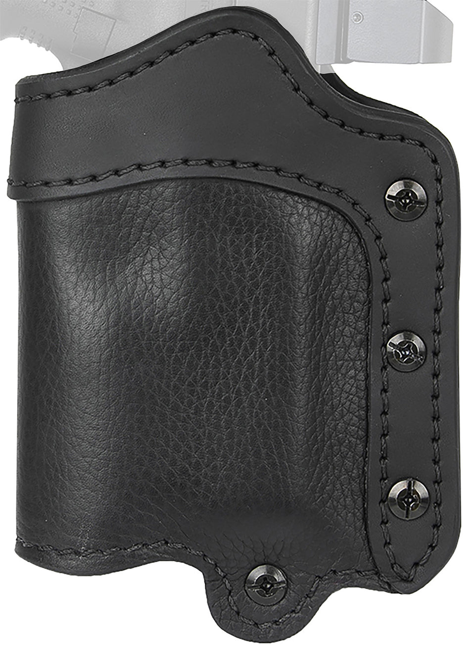 1791 Gunleather Ultra Custom Light Bearing OWB Holster Size 2.1 Night Sky Black Leather - Glock 17/M&P Shield/XD RH