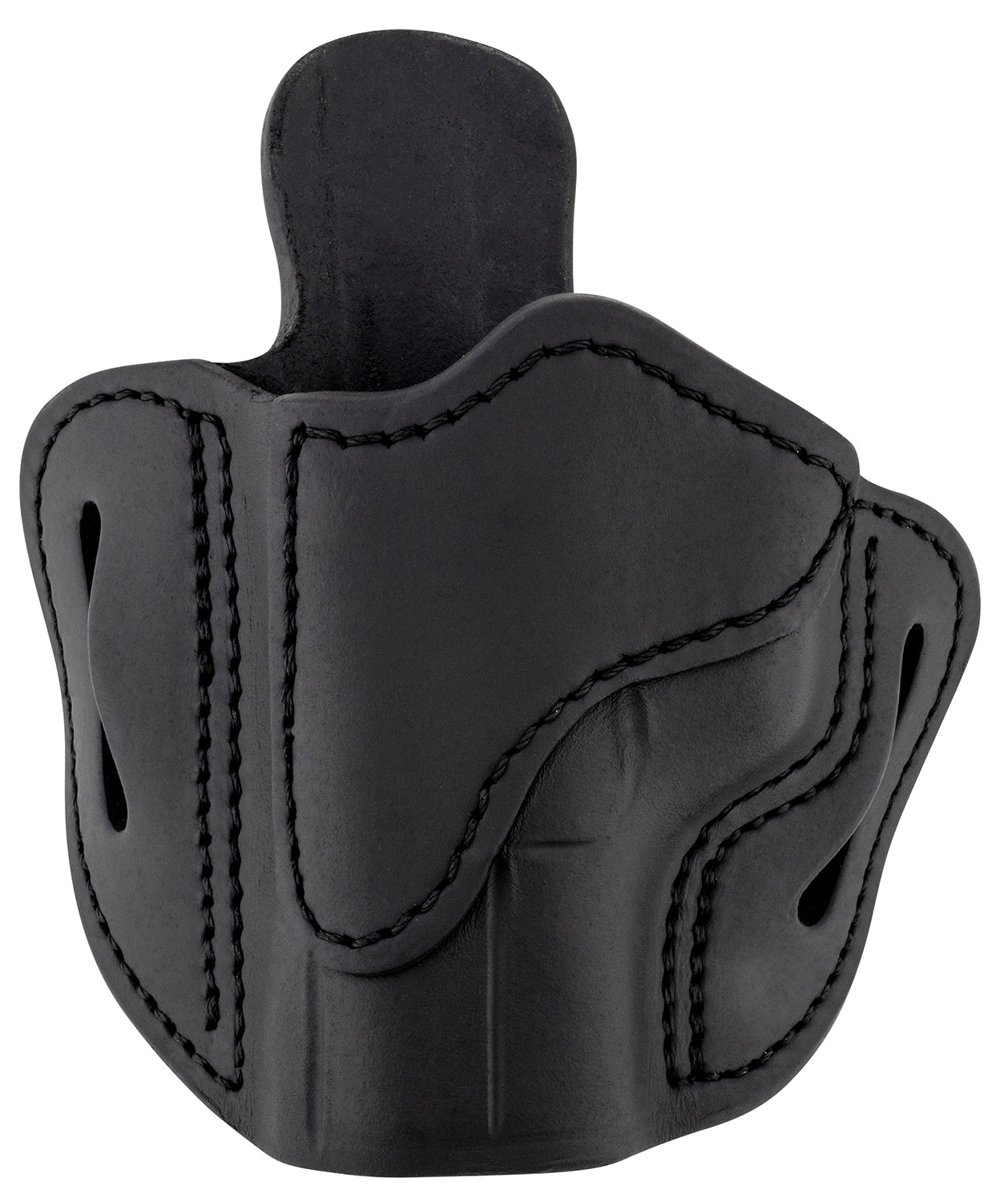 1791 Gunleather BH2.1 Optic Ready OWB Size 2.1 Stealth Black Leather - Glock 17/S&W M&P Shield/Springfield XD Left Hand