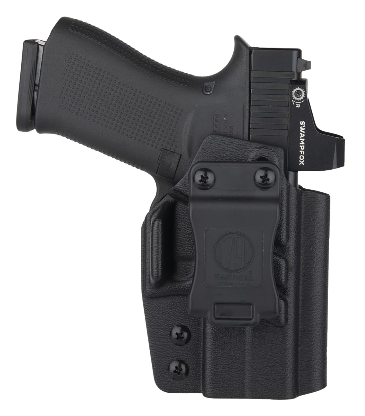 1791 Gunleather Tactical Kydex IWB Black Holster - Left Hand, Compatible with Glock 43/43X/43X MOS/48