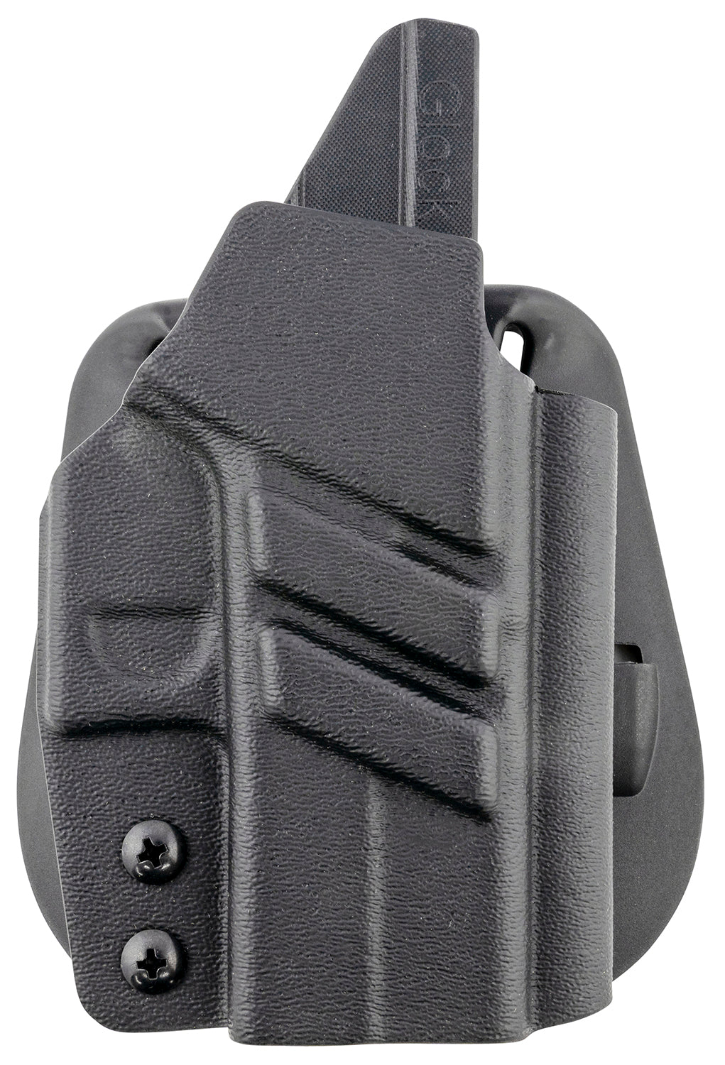 1791 Gunleather Tactical Kydex OWB Black Paddle Holster - Right Hand, Compatible with Glock 43/43X/43X MOS