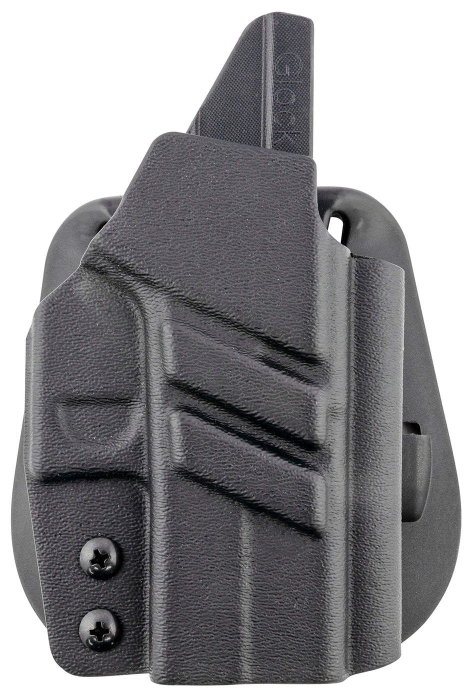 1791 Gunleather Tactical Kydex OWB Black Paddle Holster - Right Hand, Compatible with Glock 43/43X/43X MOS