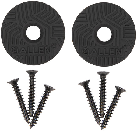 Allen 5649 Disc Gun and Tool Magnet Set Black Metal Screw-On 2 Pack Rare Earth