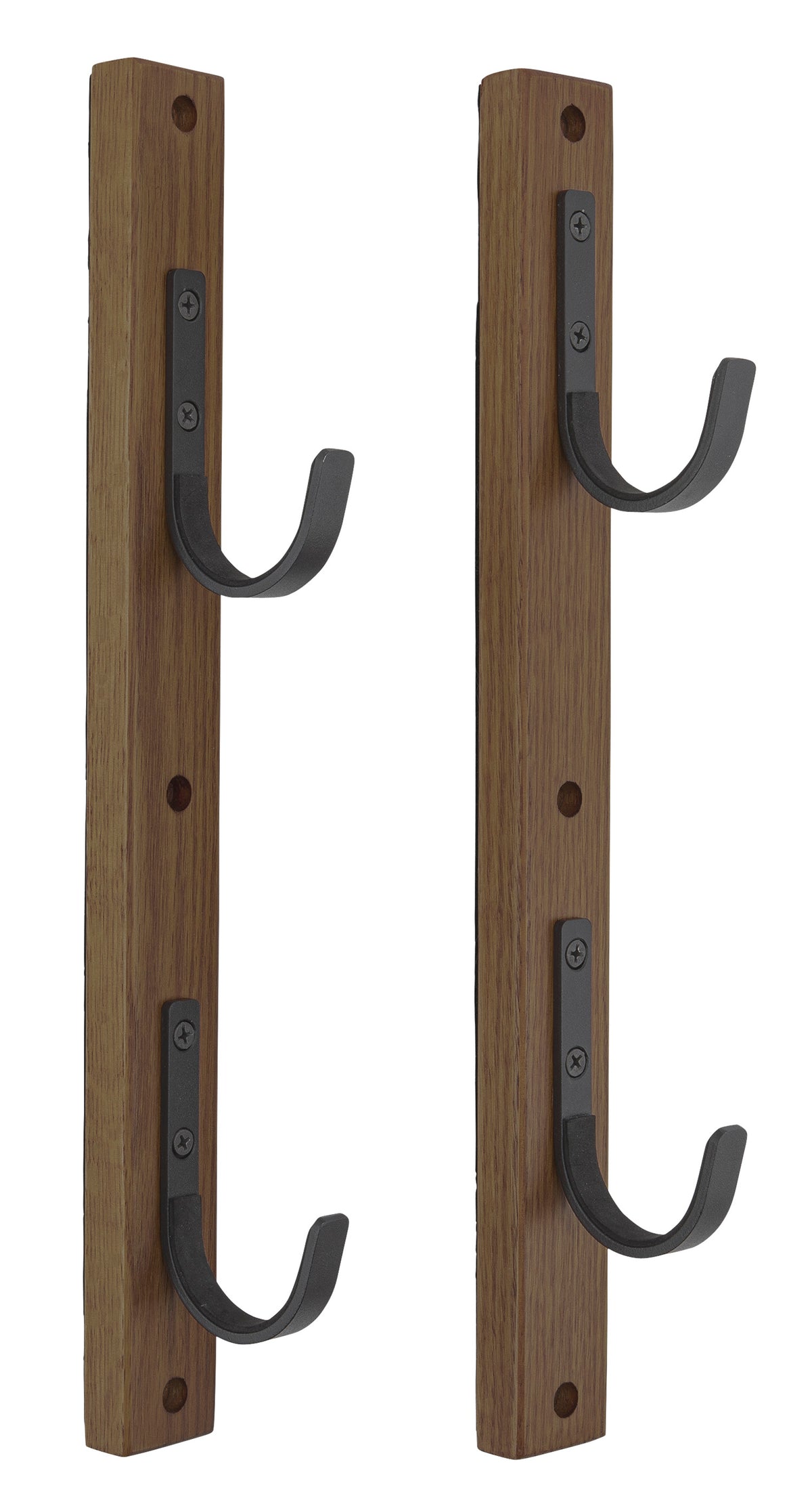 Allen 5659 Gun Collector 2-Gun Wood and Steel Wall Rack Brown/Black