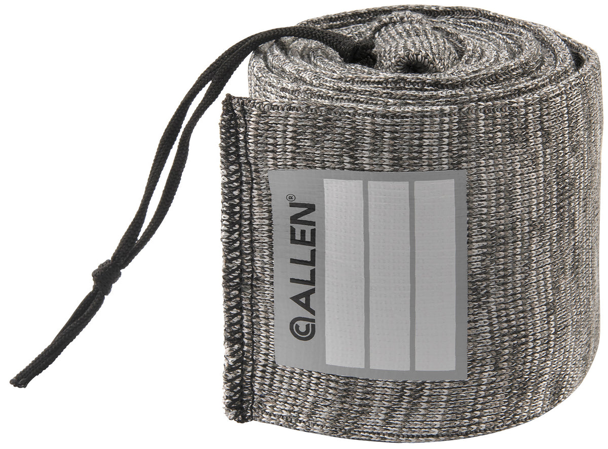 Allen 13167 Gray Stretch Knit Gun Sock 52" Silicone-Treated for Rifles with Scope or Shotguns